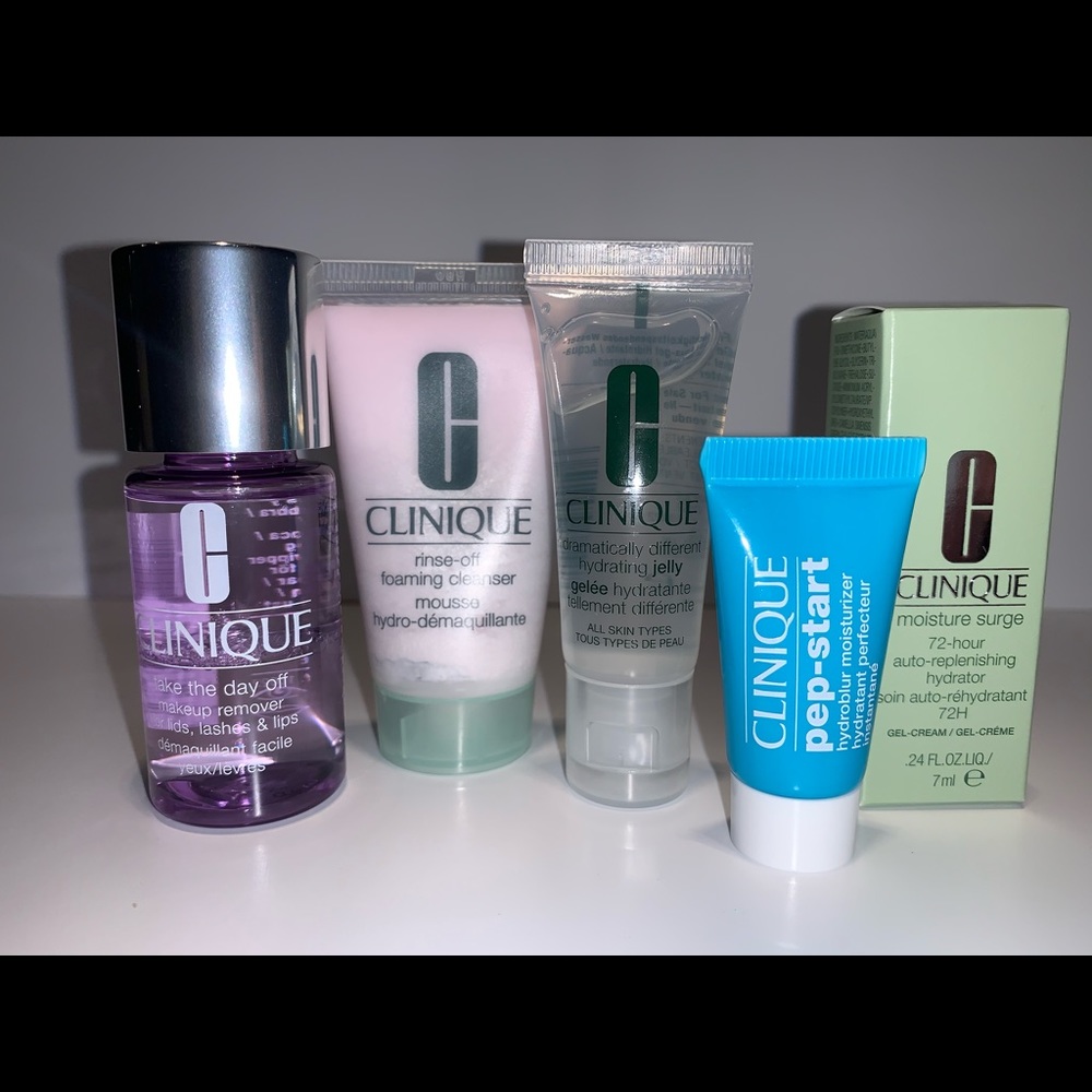 Clinique 5 pc travel sized skincare